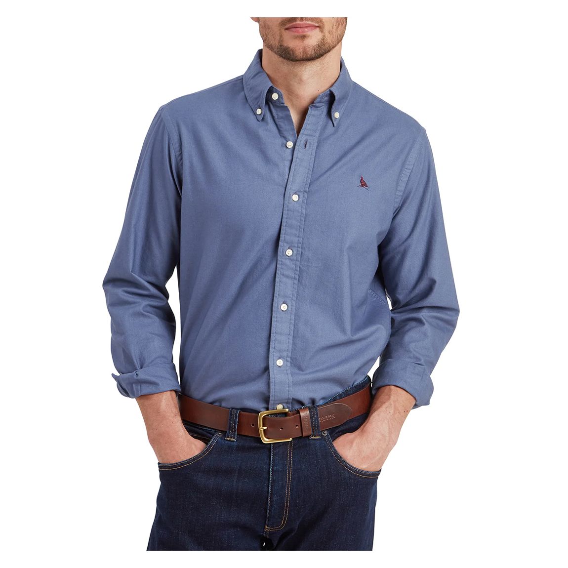 Navy Cavendish Oxford Shirt main product photo