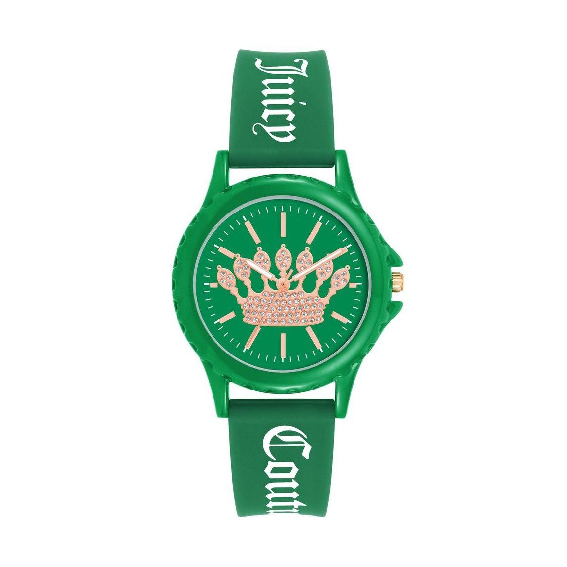 Crown Watch Green Silicone Band Wo Watches main product photo