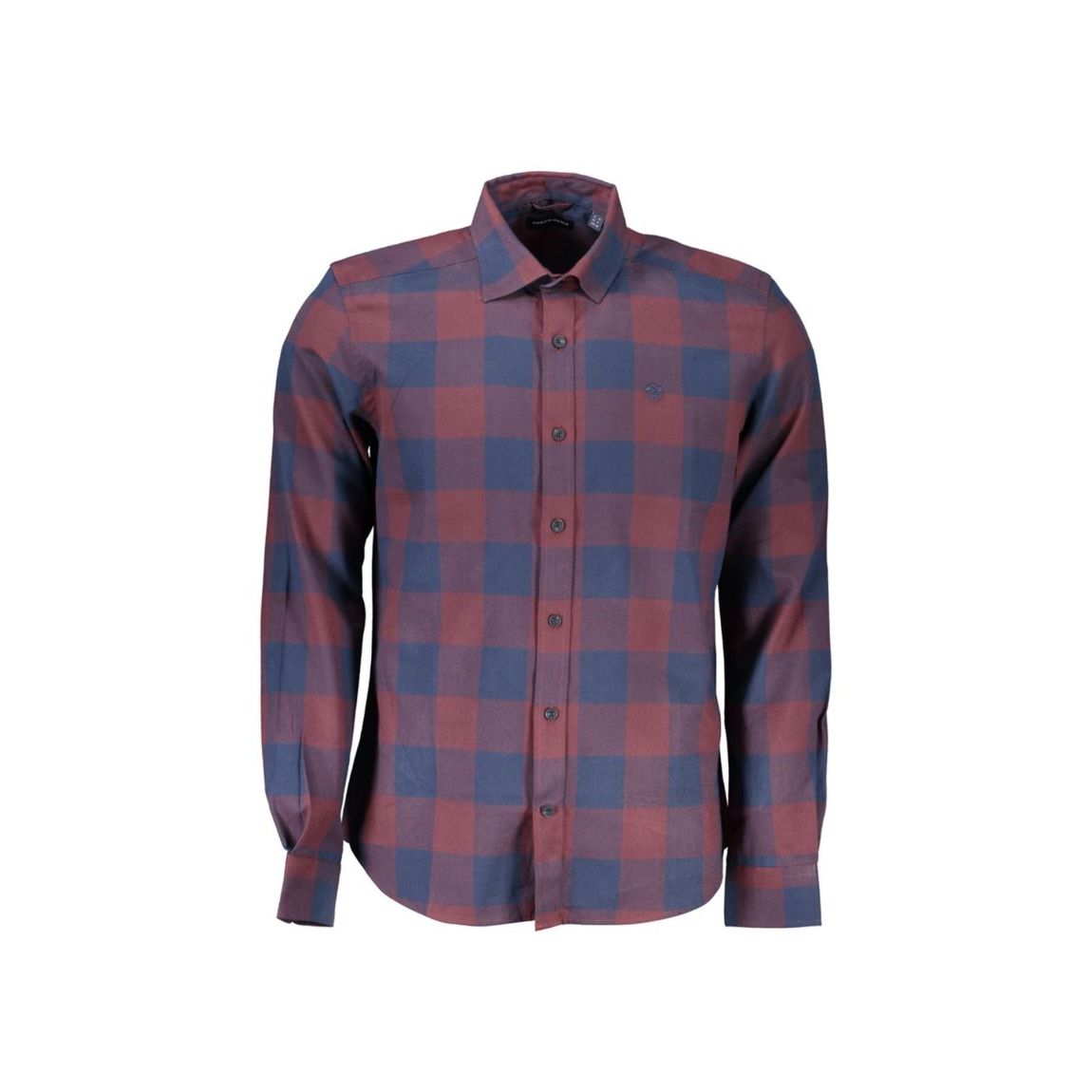 Plaid Long Sleeve Shirt Casual Style - Red main product photo