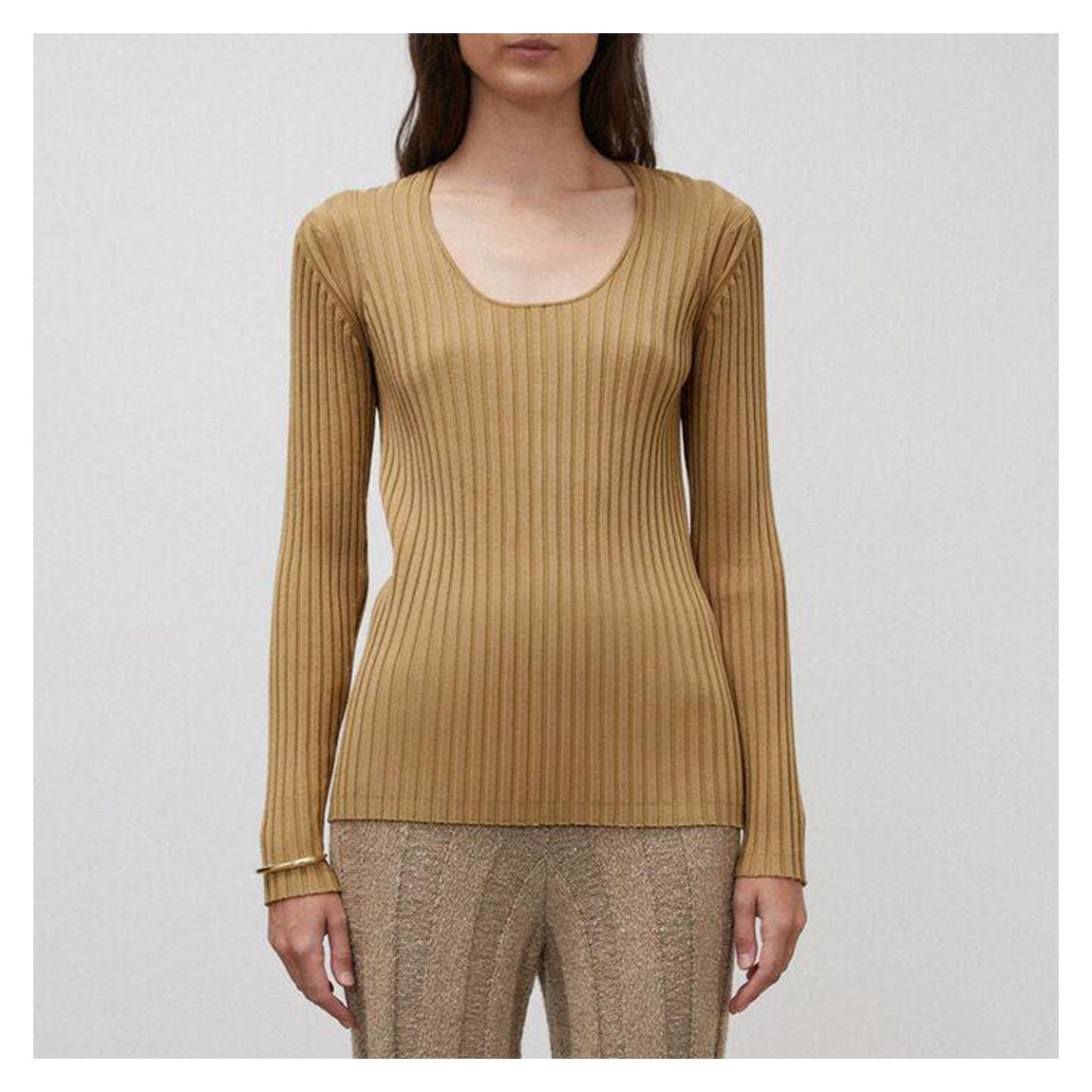 Camel Seren knitted Long-Sleeve Top main product photo
