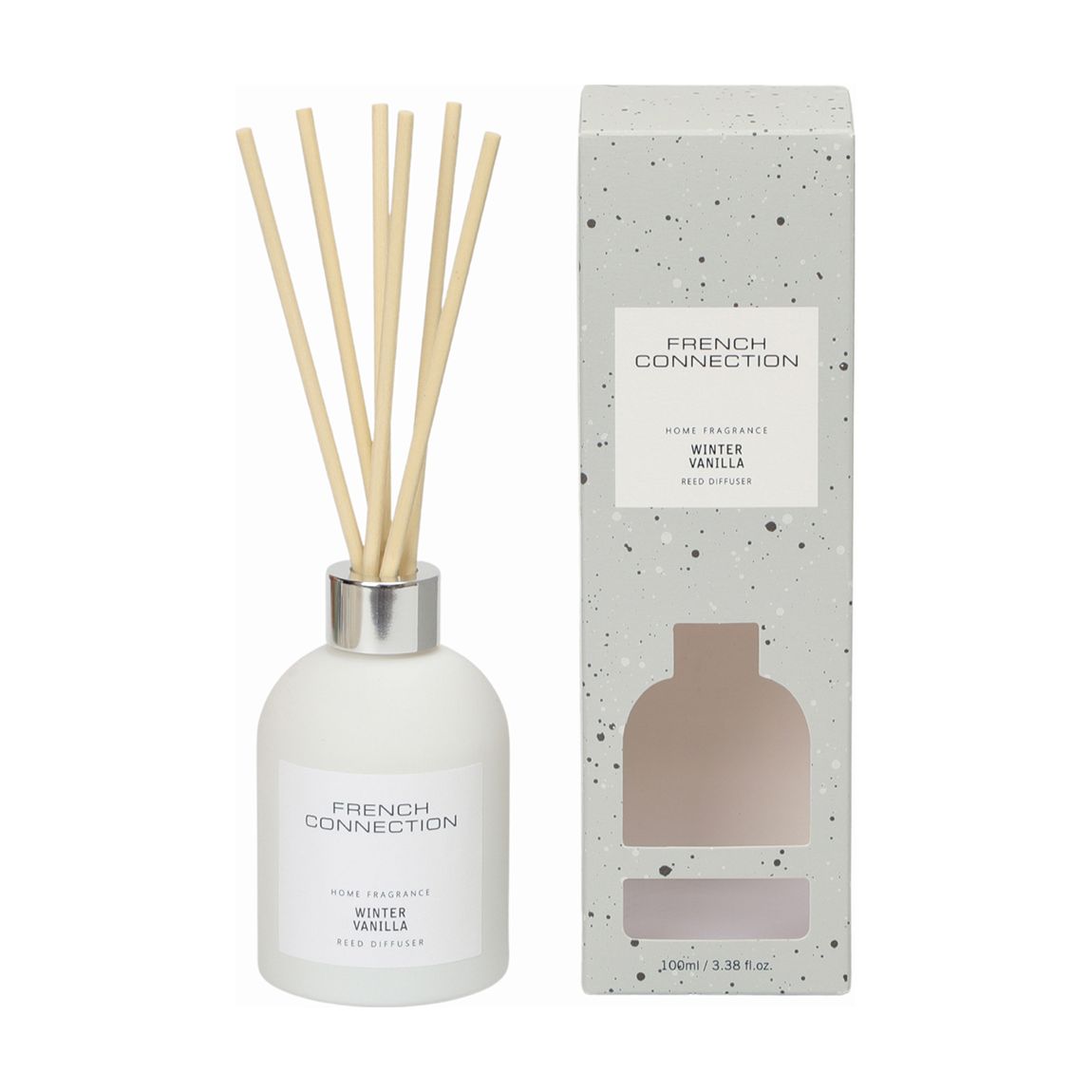 French Connection White Collection Winter Vanilla Reed Diffuser 100ML main product photo