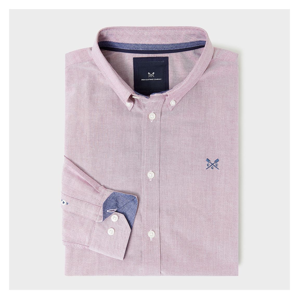 Pink Slim Cotton Oxford Shirt main product photo
