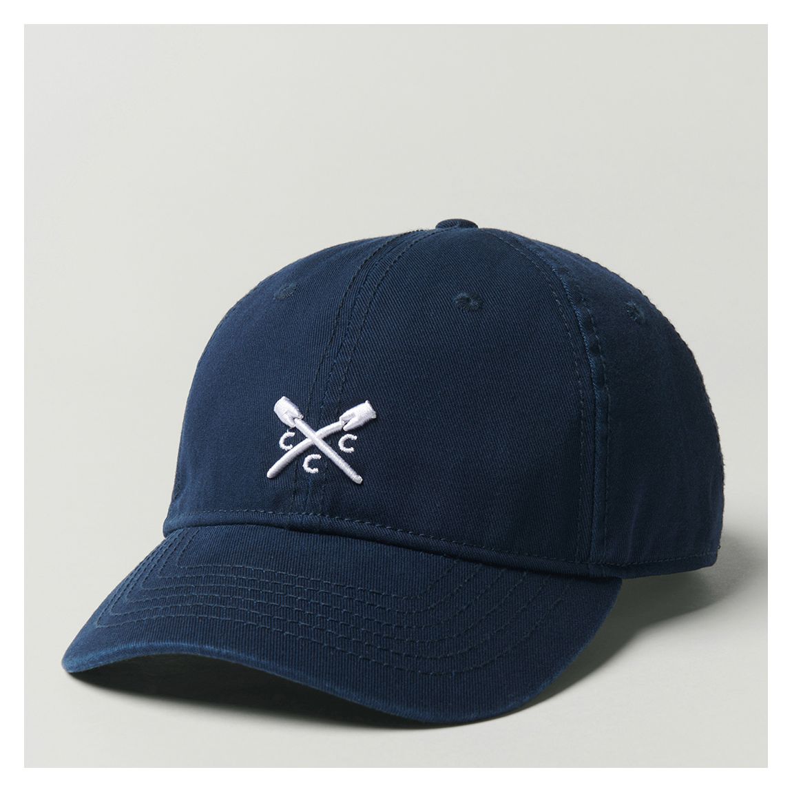 Navy Embroided Cotton Logo Cap main product photo