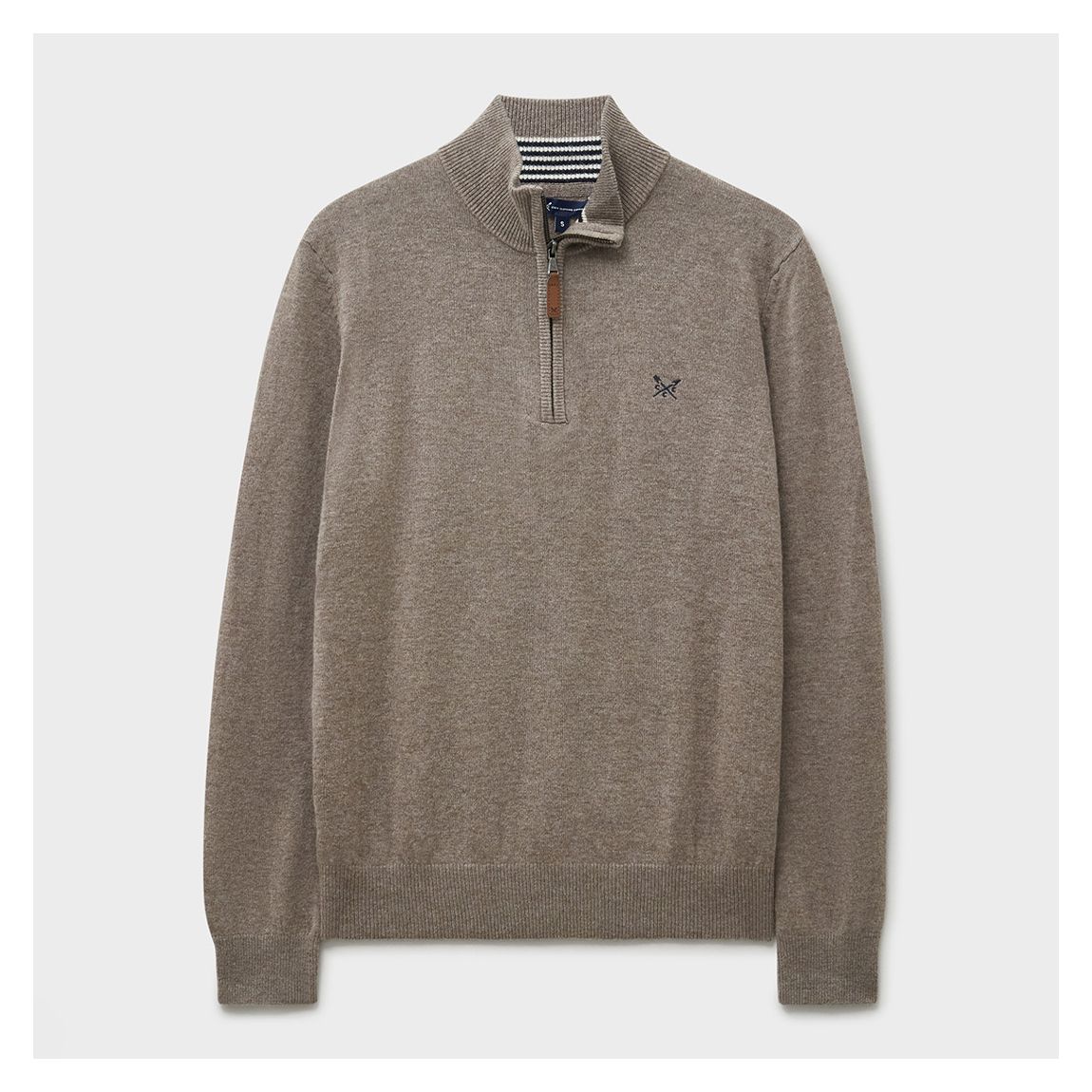 Mink Merino Wool Blend 1/2 Zip Jumper main product photo