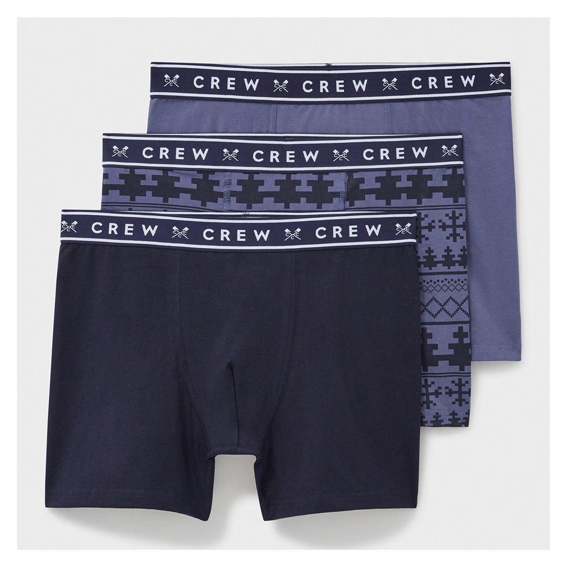 Multi 3 Pack Cotton Blend Boxers main product photo