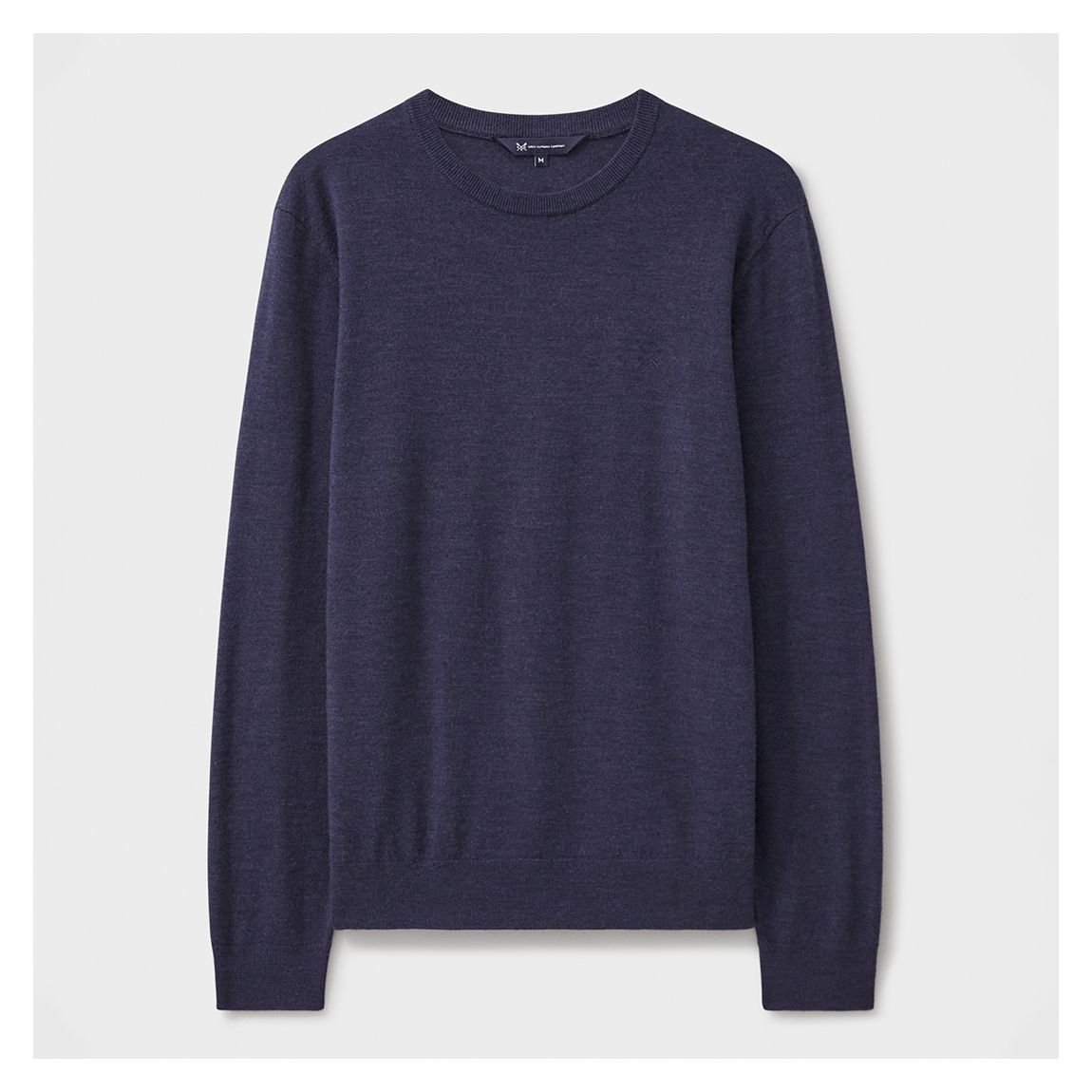 Navy Fine Merino Wool Sweatshirt main product photo