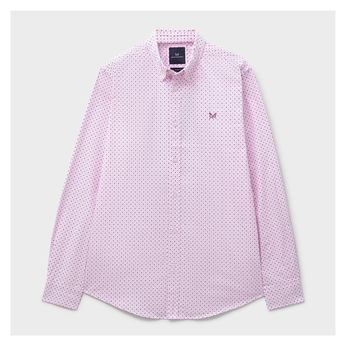Pink Spot Print Cotton Shirt main product photo