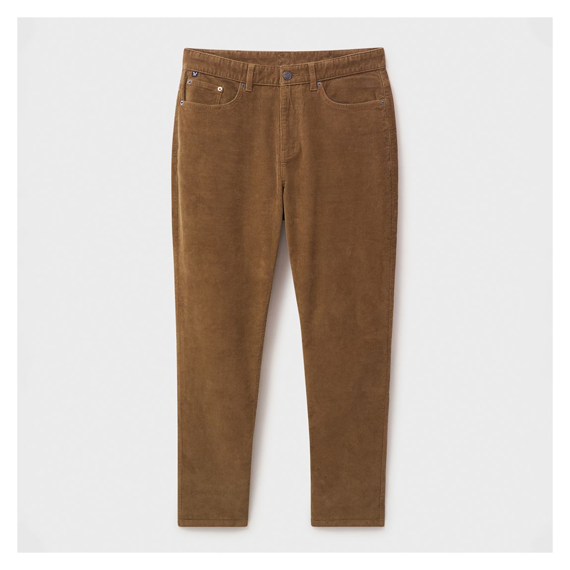 Brown Corduroy Cotton Blend Trouser main product photo