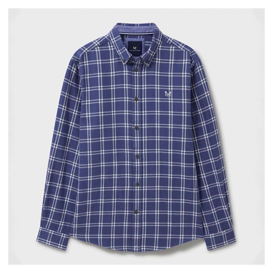 Blue Dandy Check Cotton Flannel Shirt main product photo