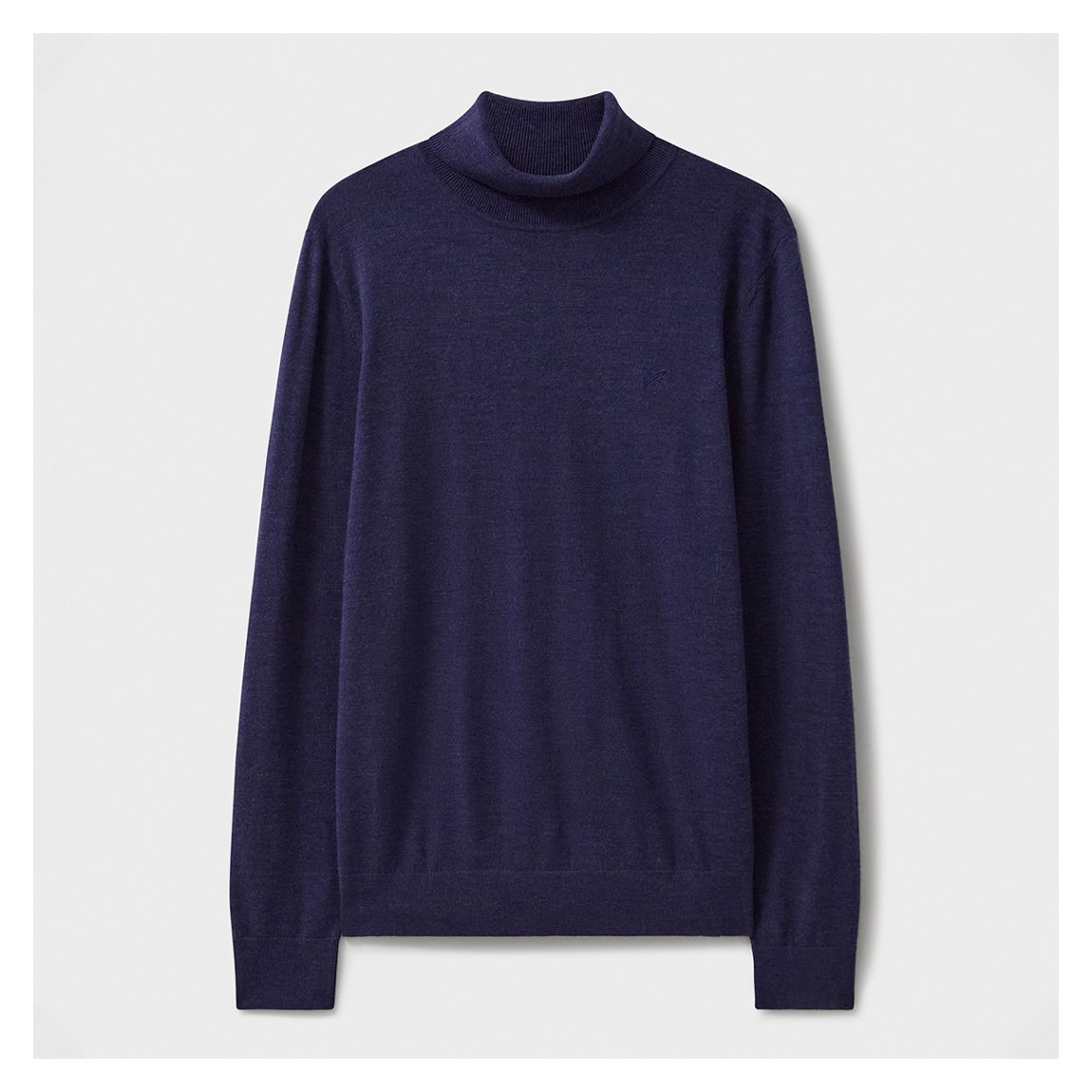 Purple Merino Wool Roll Neck main product photo