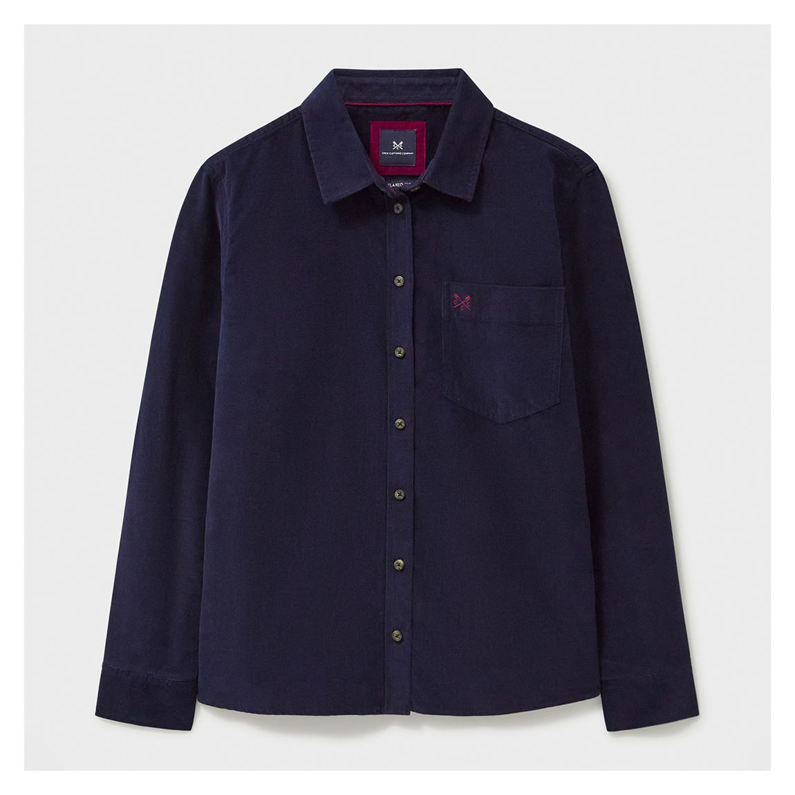 Navy Corduroy Cotton Shirt main product photo