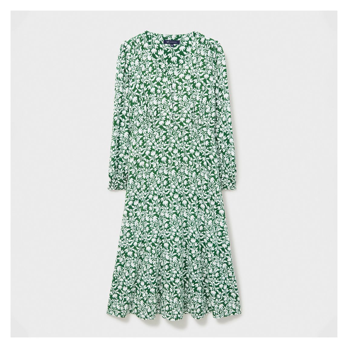 Green Floral Carrie Sleeve Dress main product photo