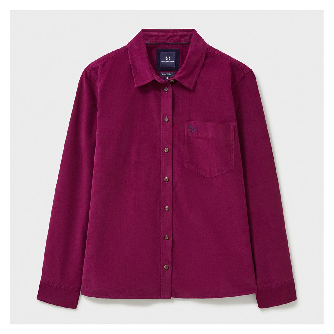 Red Corduroy Cotton Shirt main product photo