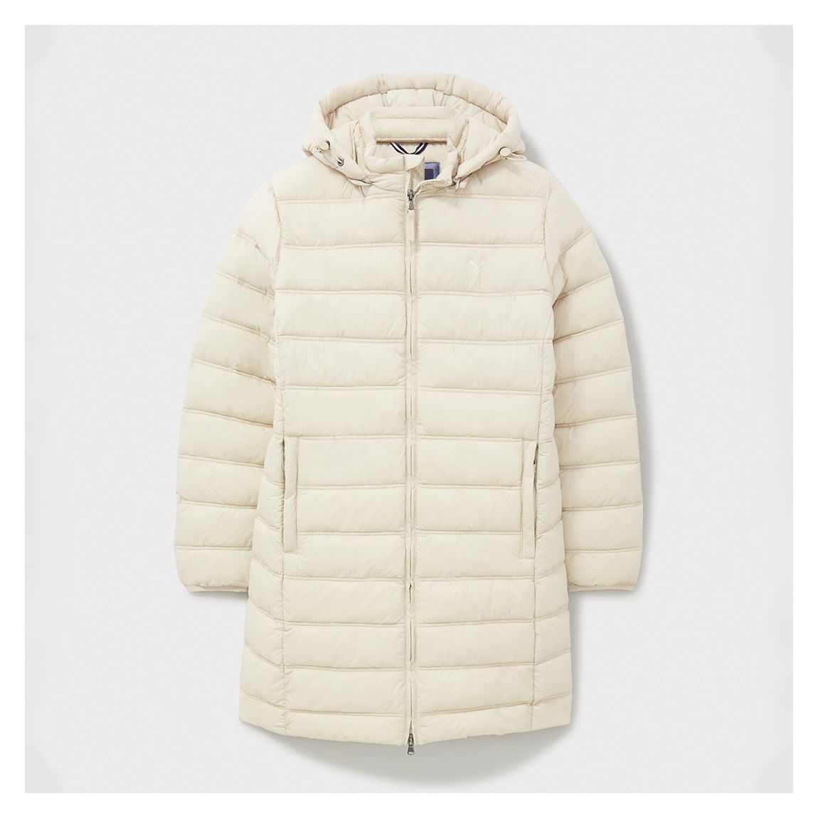 Cream Lightweight Padded Coat main product photo