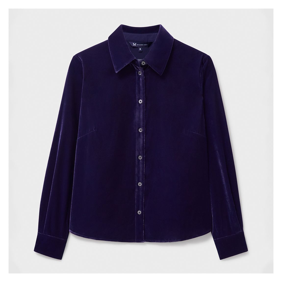 Navy Ivy Velvet Shirt main product photo