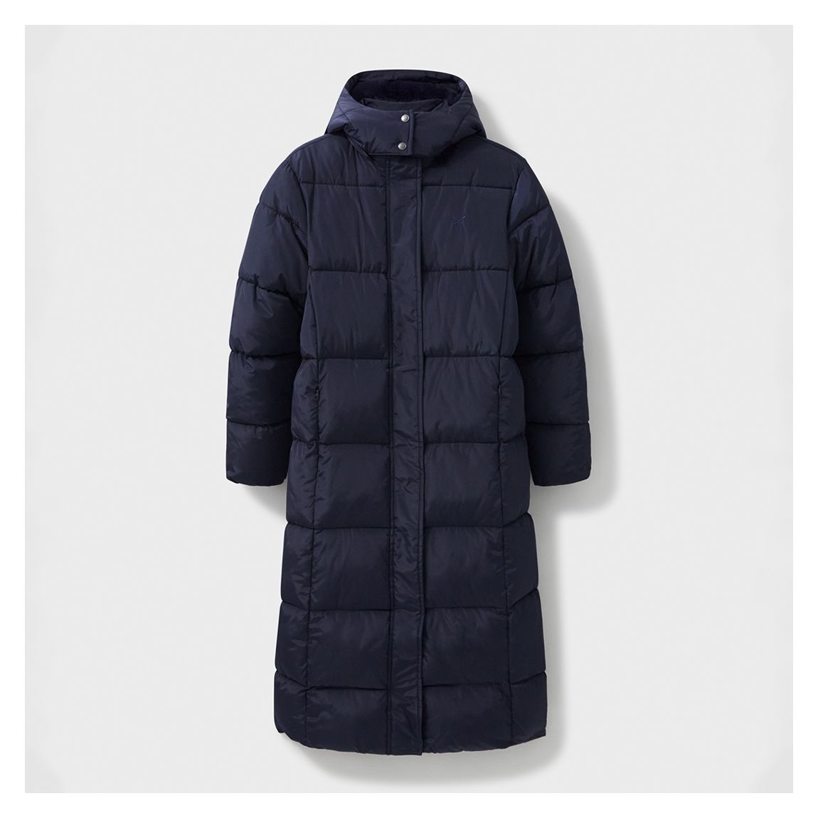 Navy Longline Midweight Padded Coat main product photo