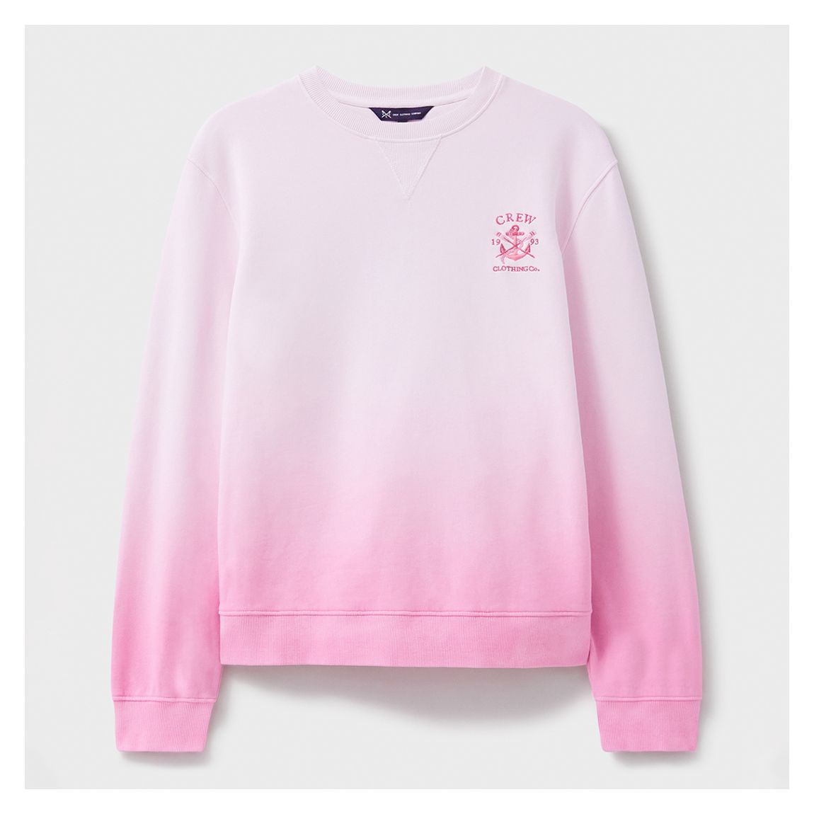 Pink Ombre Cotton Sweatshirt main product photo