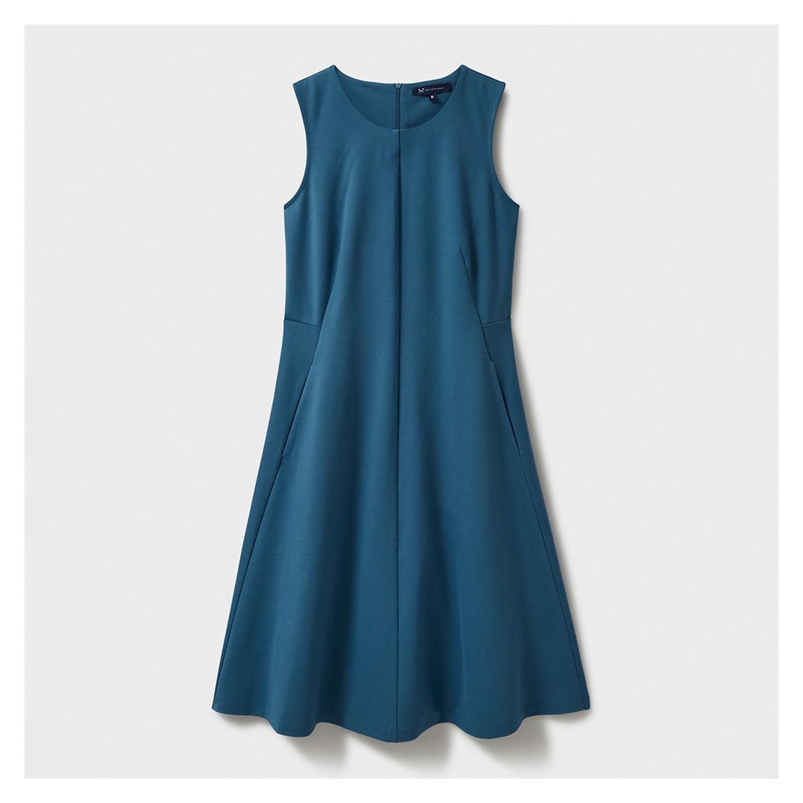 Teal Eva Ponte Mini Dress main product photo