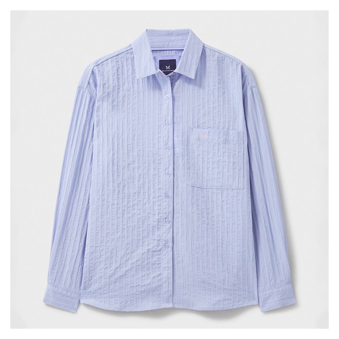 Blue Stripe Textured Shirt main product photo