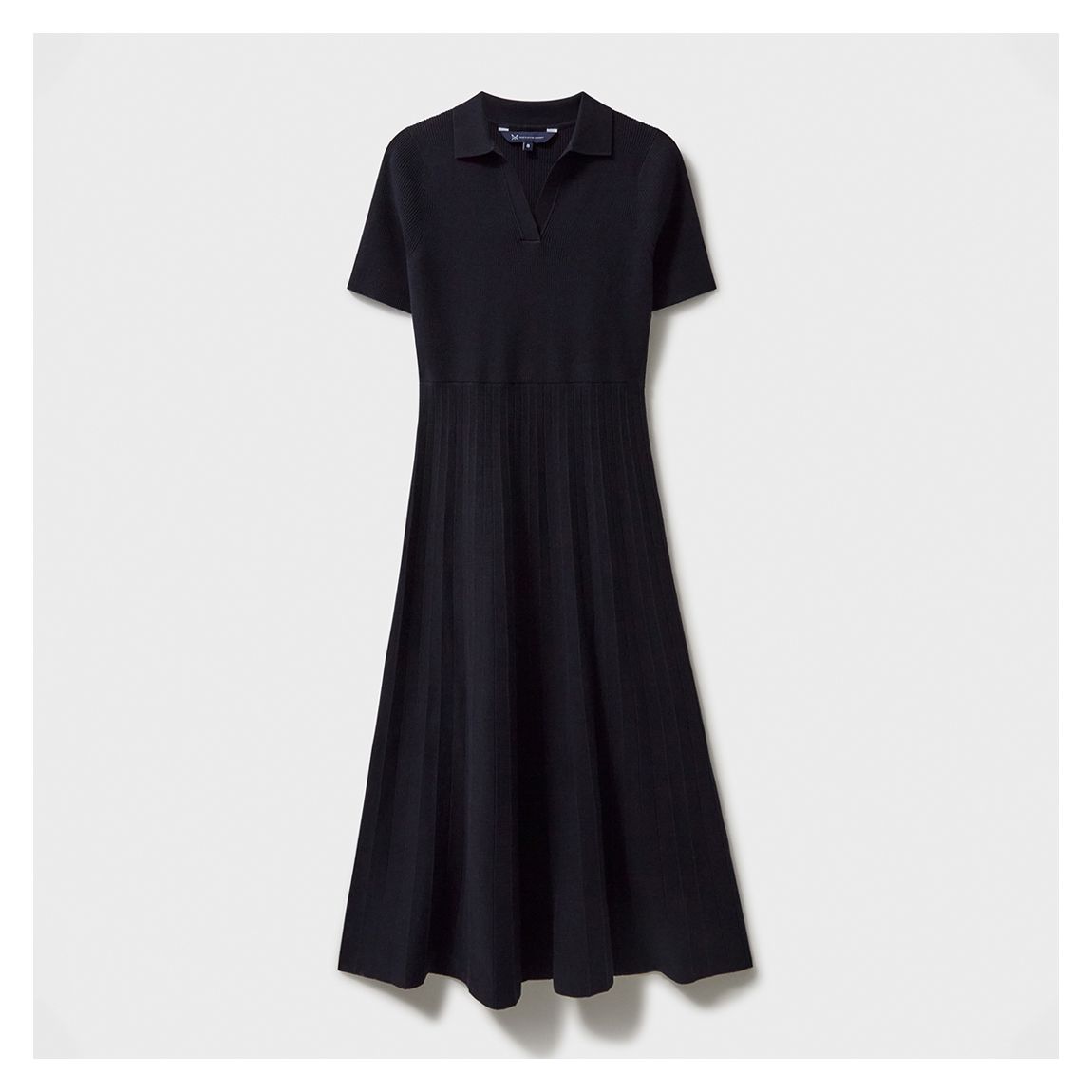 Navy Poppy Knit Midi Dress main product photo