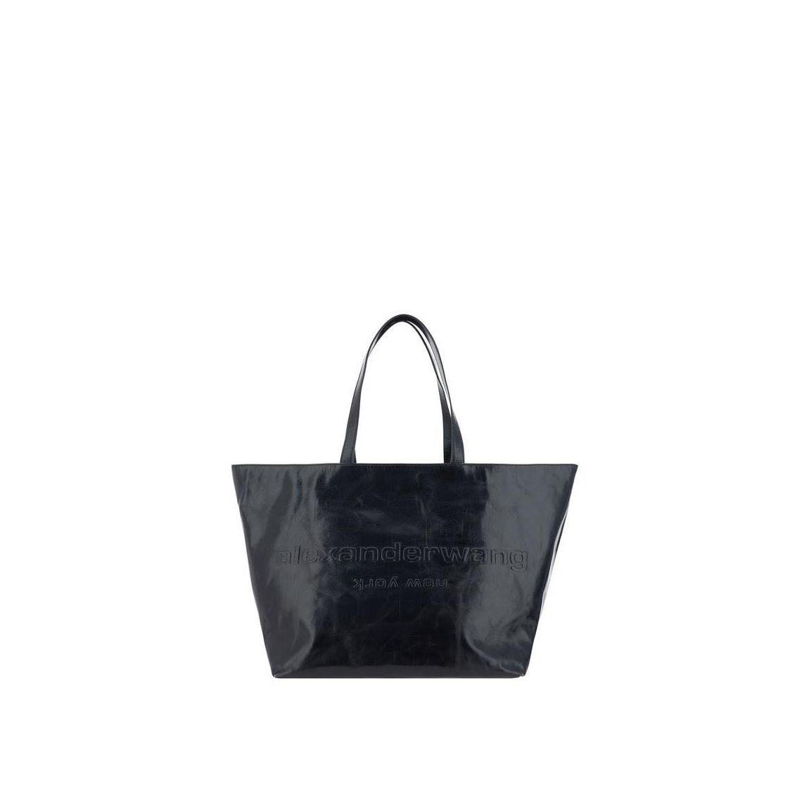Leather Tote Bag Wo - Black Shoulder Bags main product photo