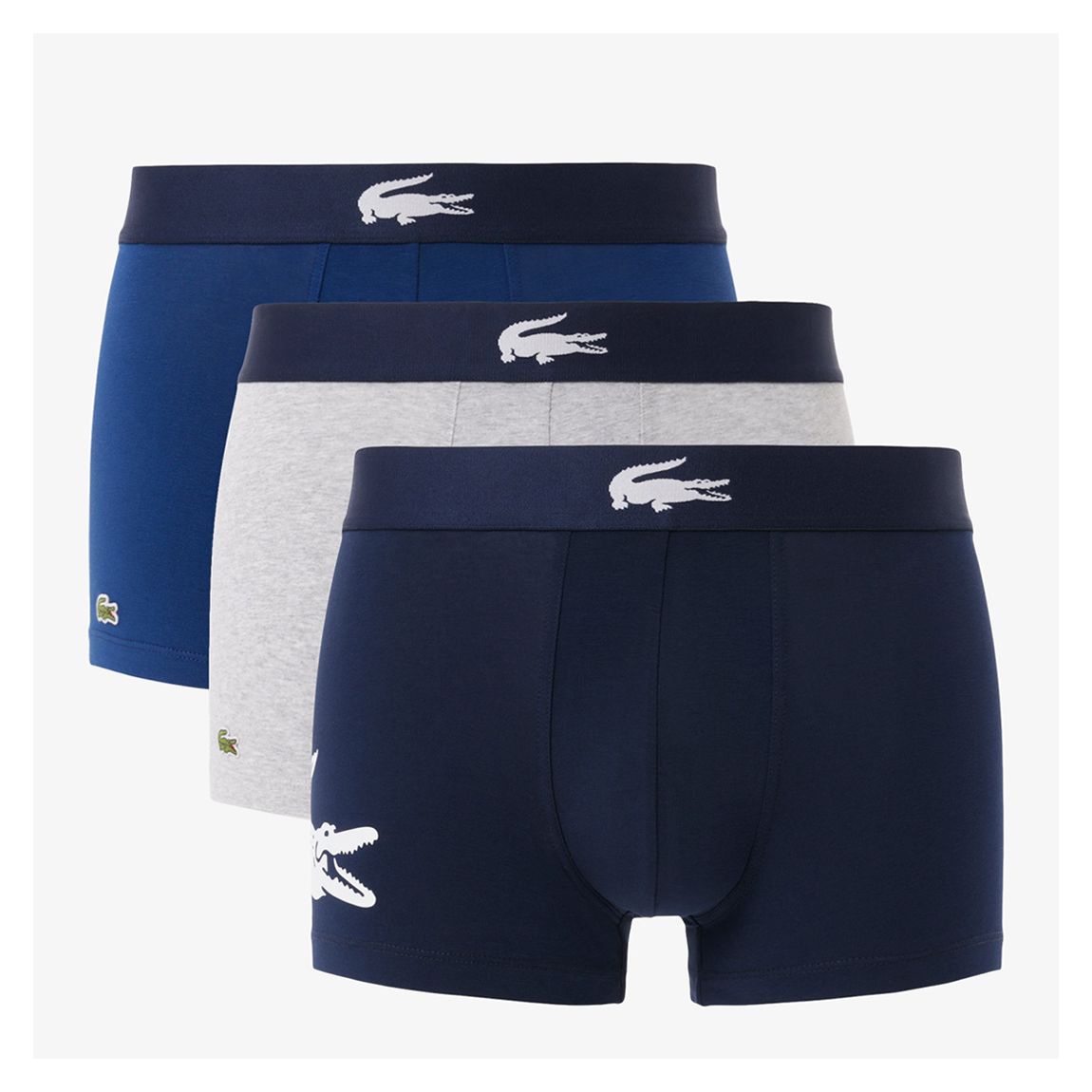 Blue Multi 3 Pack Embroidered Trunks main product photo