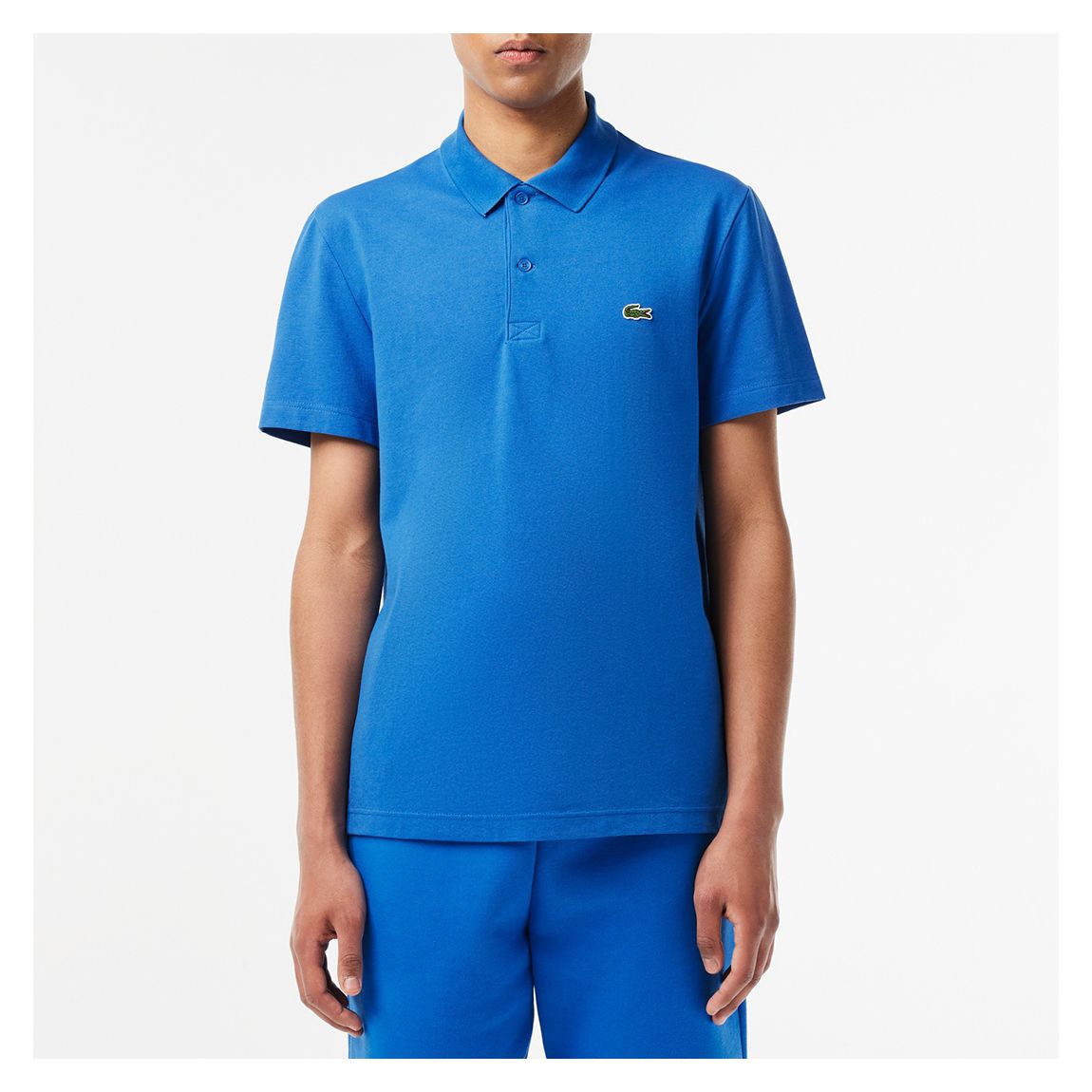 Cobalt Embroidered Croc Polo Shirt main product photo