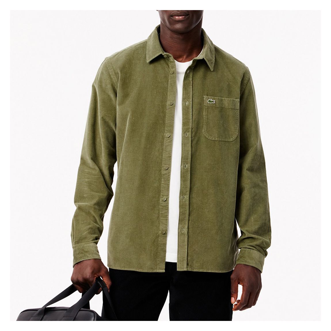 Khaki Patch Corduroy Shirt main product photo