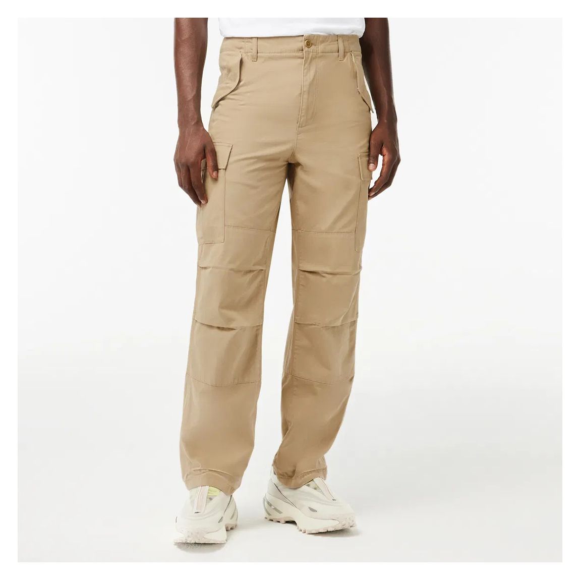Sand Tapered Cargo Trousers main product photo