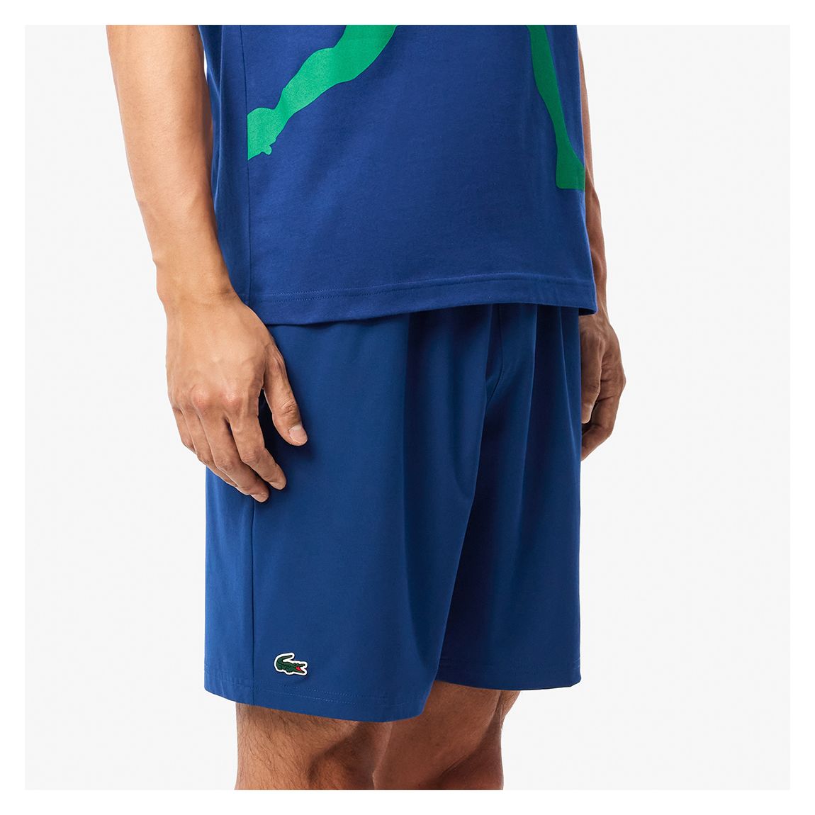 Dark Blue Contrast Tennis Shorts main product photo