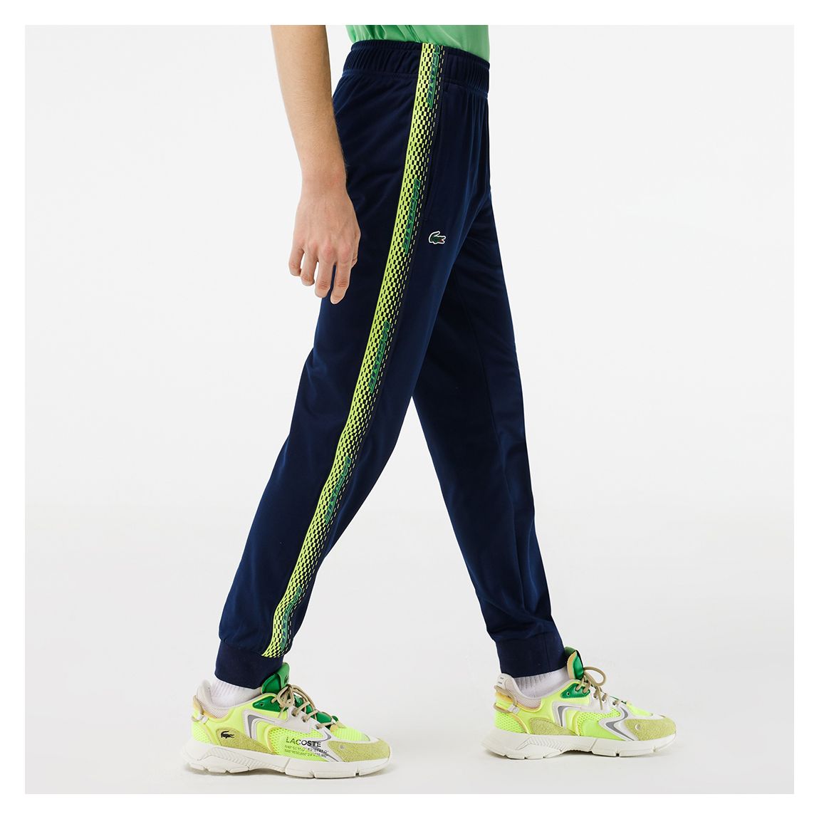 Navy Sporty Taped Joggers main product photo