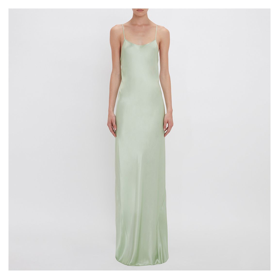 Jade Green Floorlength Cami Dress main product photo