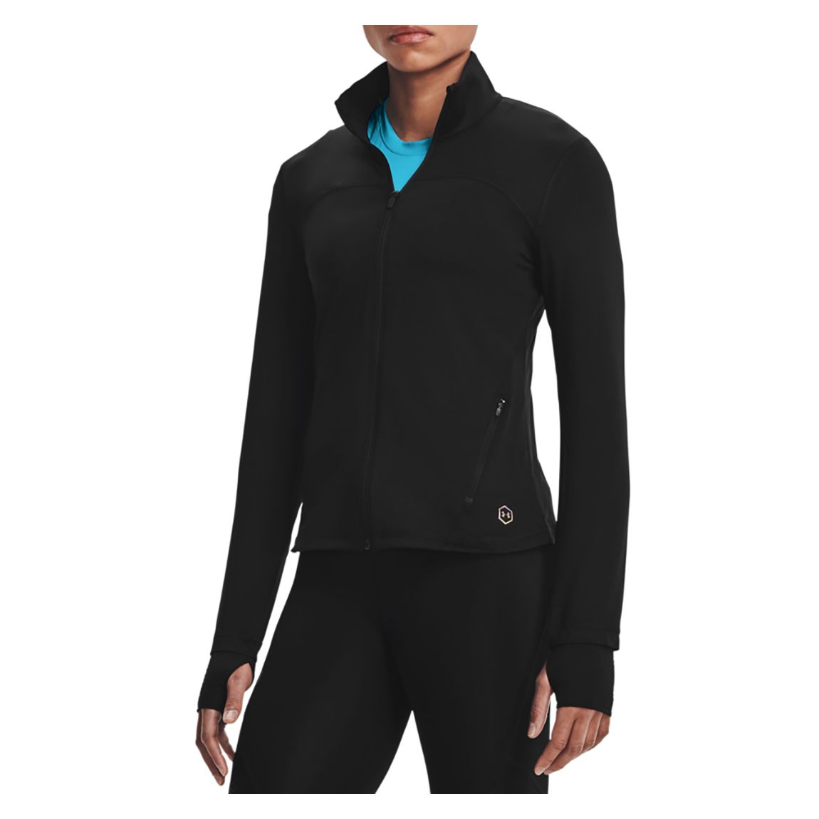 Black Rush Full Zip Stretch Golf Jacket main product photo