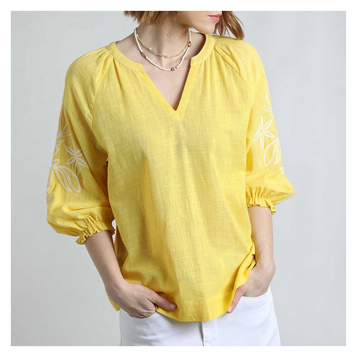 Emma Embroidered Blouse main product photo