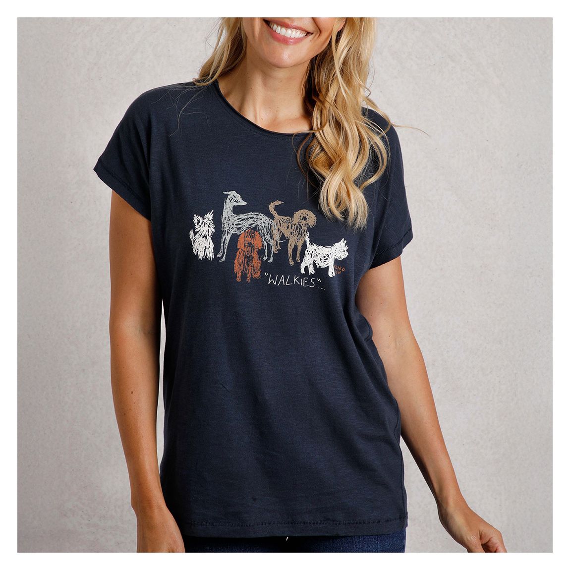 Walkies Organic Cotton Graphic Tee main product photo