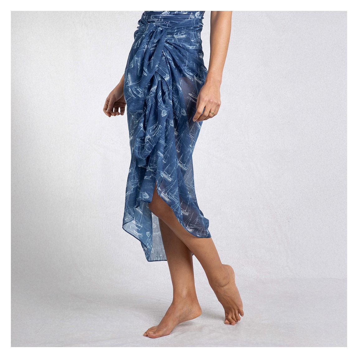 Kiera Printed Sarong Scarf main product photo