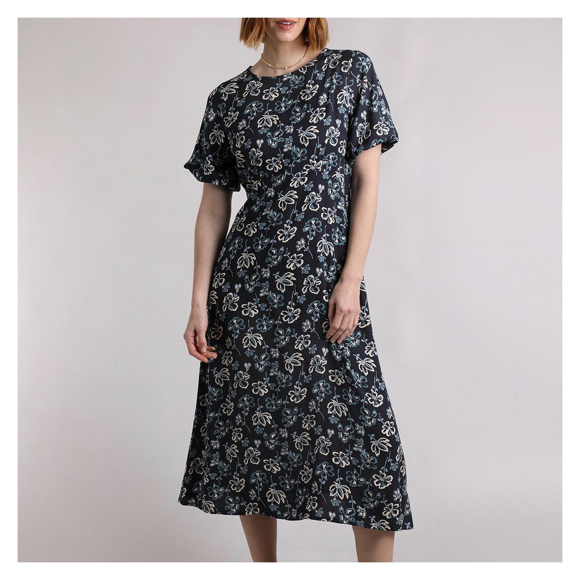 Everly Eco Viscose Printed Tea Dress main product photo
