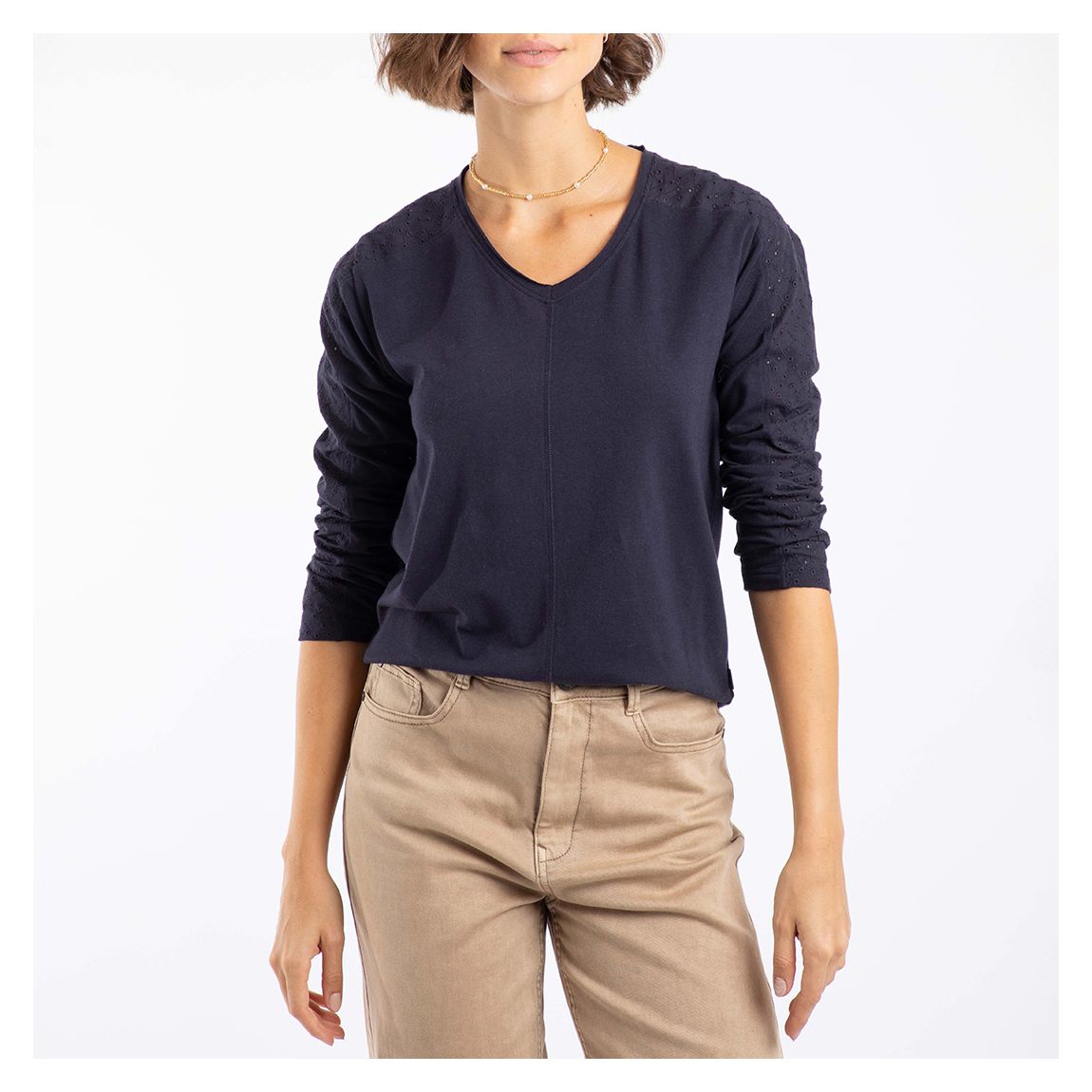 Topia Organic Long Sleeve Outfitter Top main product photo