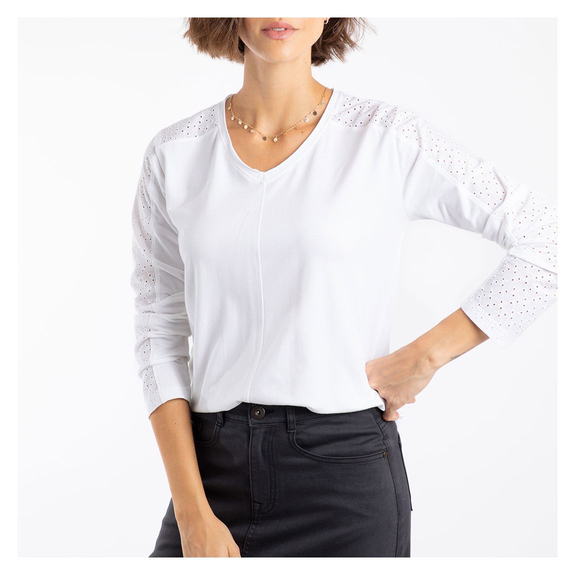 Topia Organic Long Sleeve Outfitter Top main product photo