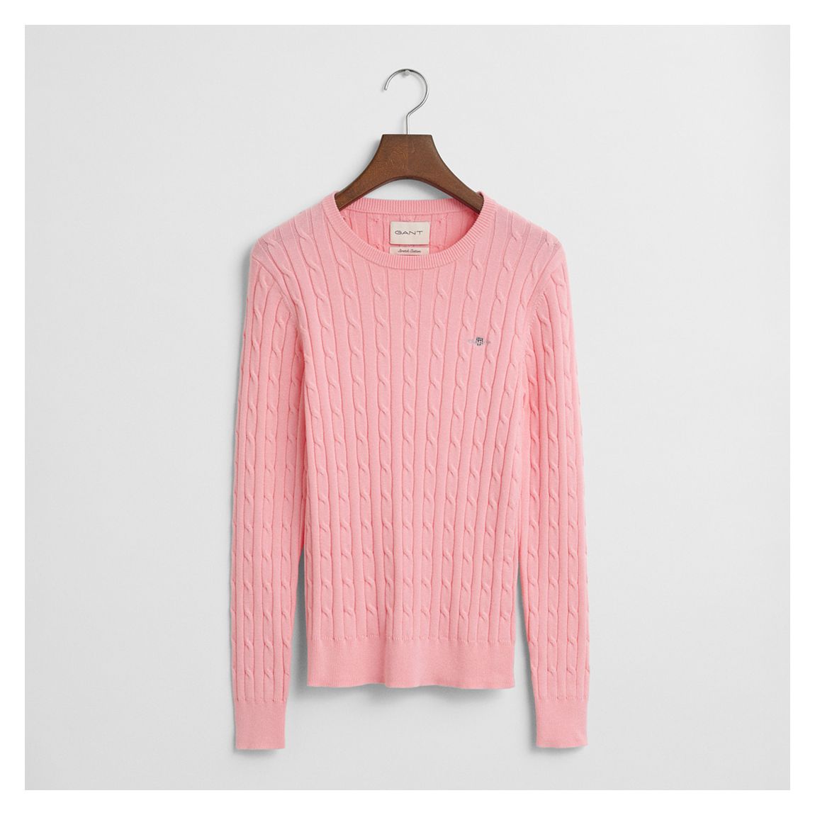 Pink Cable Knit Cardigan main product photo