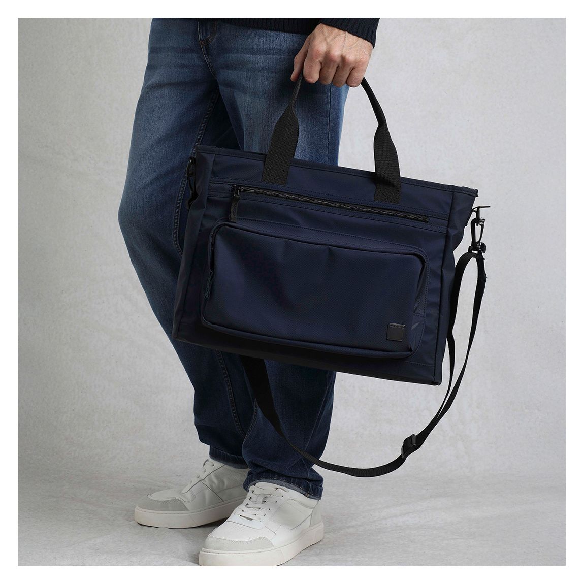 Navy Irving Commuter Messenger Bag main product photo