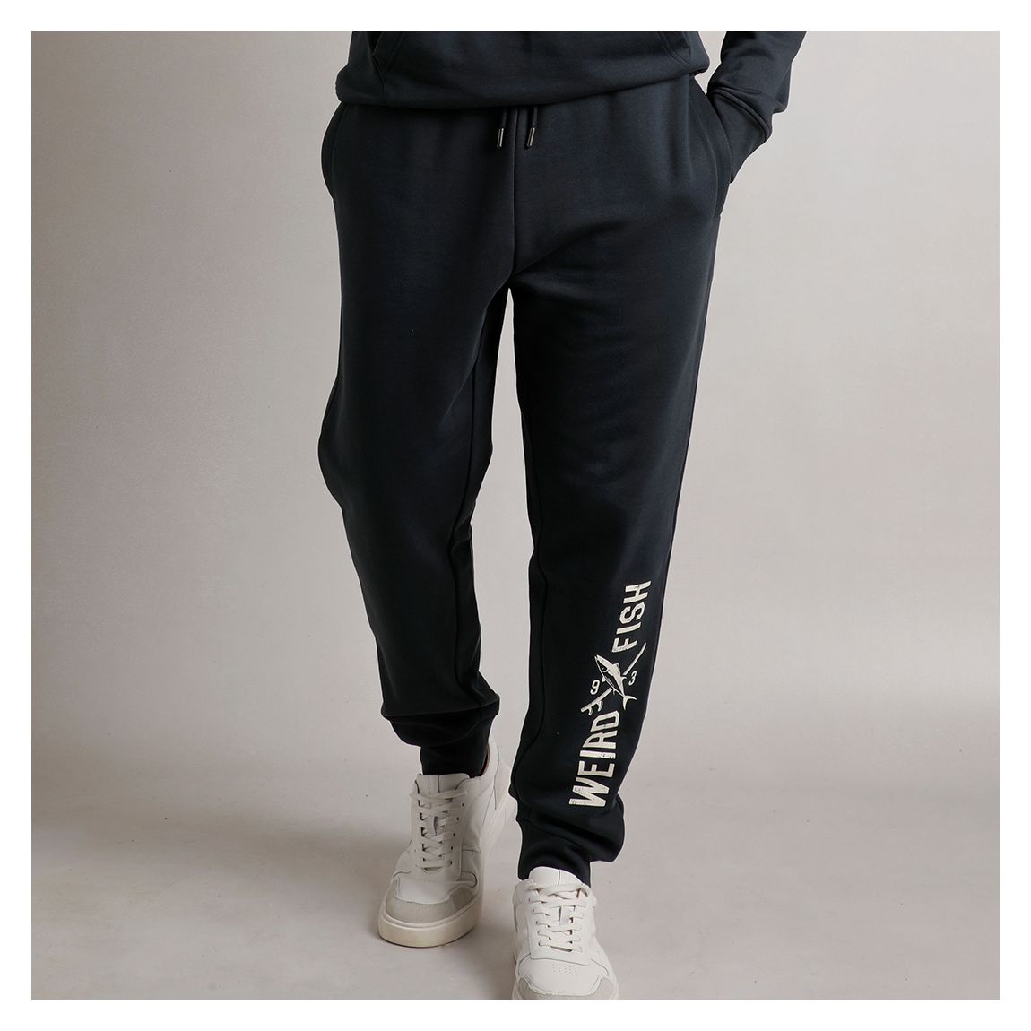Navy Ainsley Branded Premium Joggers main product photo