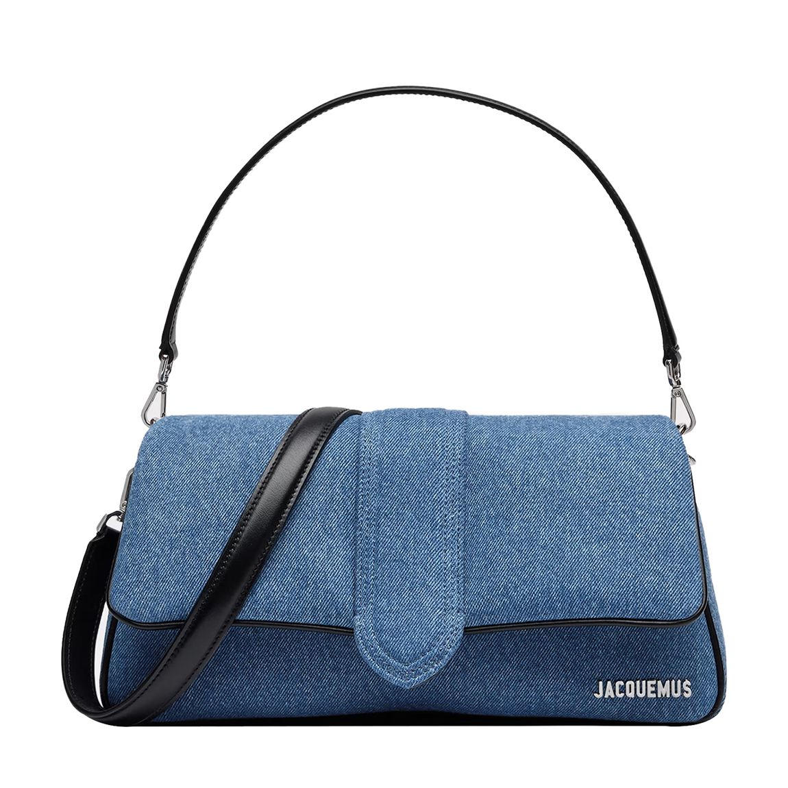 Blue Denim Jacquemus Bambimou Mini Puffed Bag main product photo