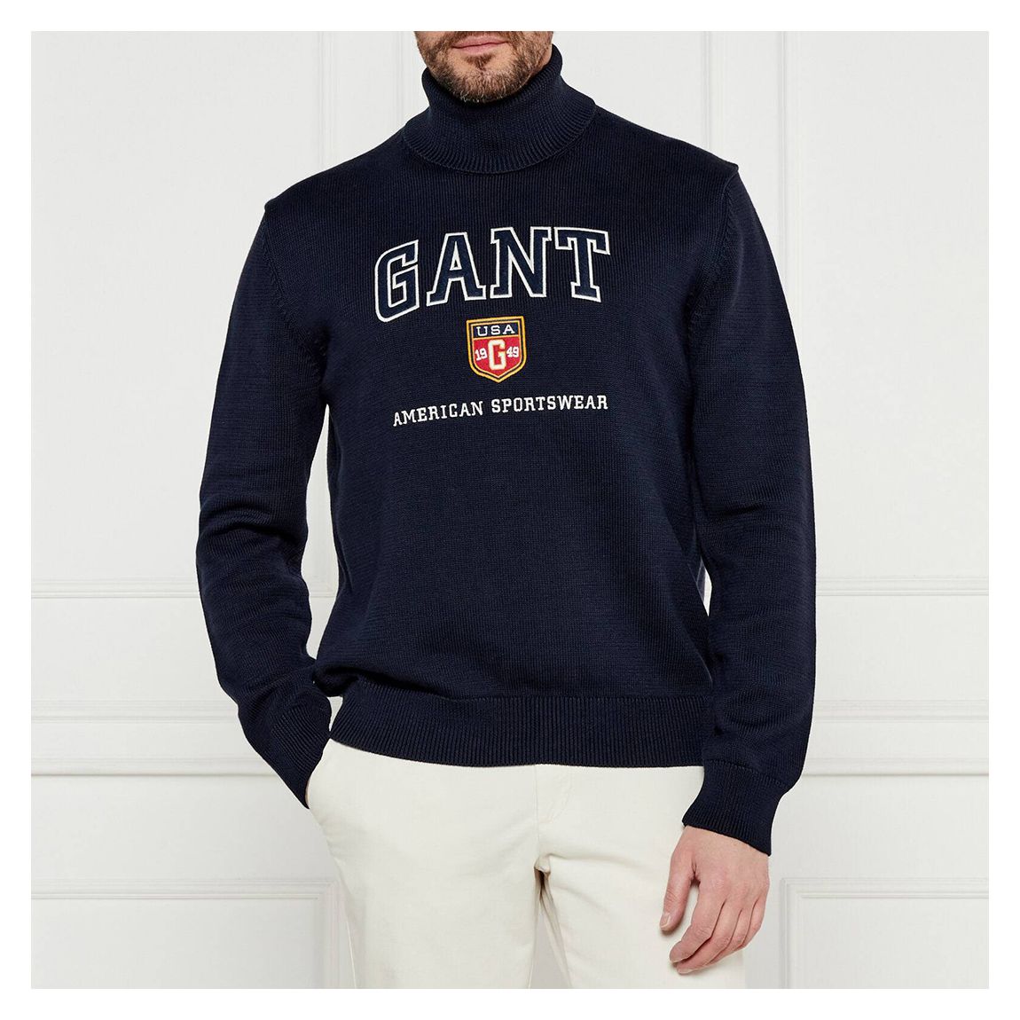 Blue Gant Graphic Sweater main product photo