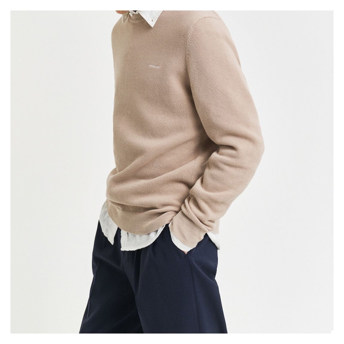 Beige Regular Fit Sweater main product photo