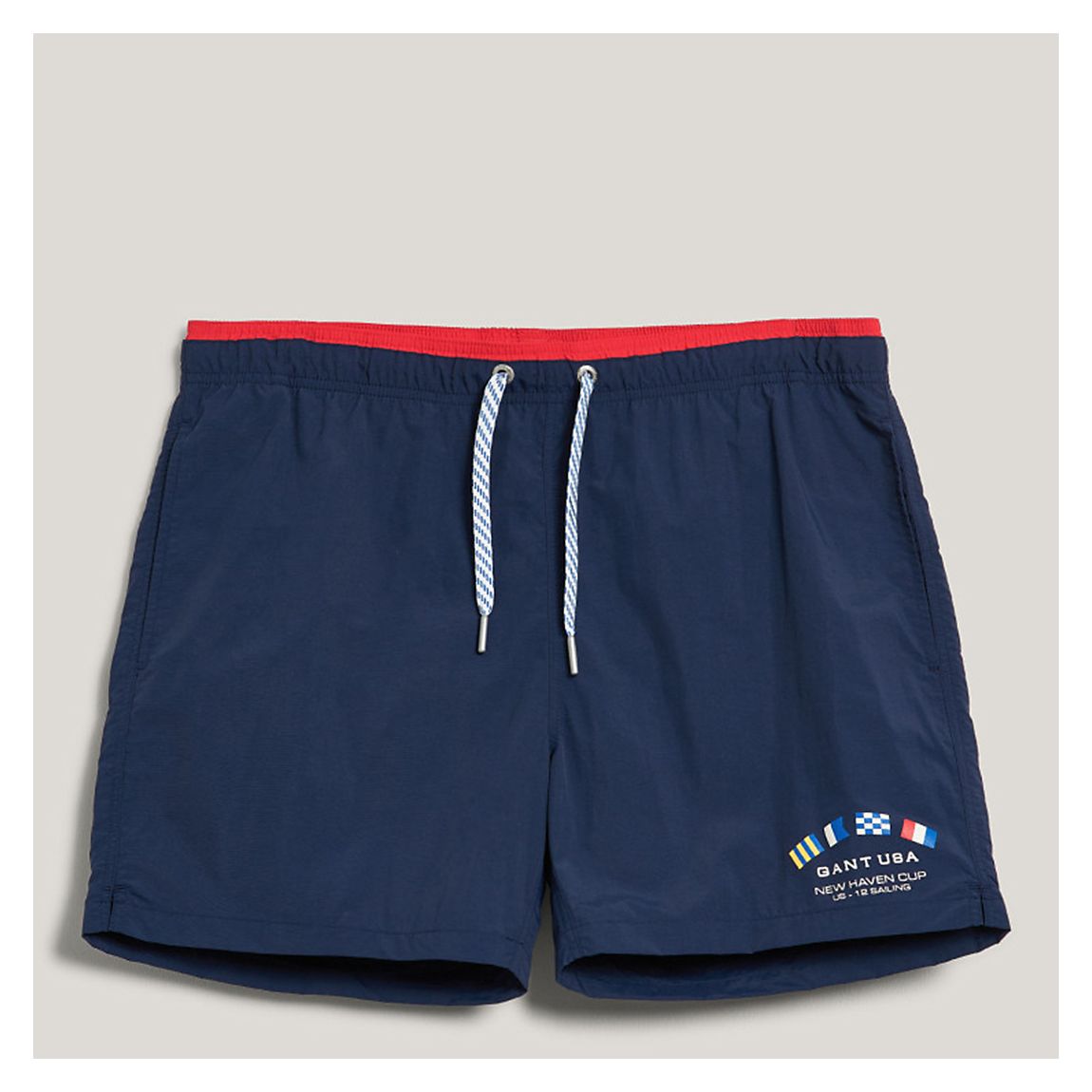 Navy Flag Print Swimshort main product photo