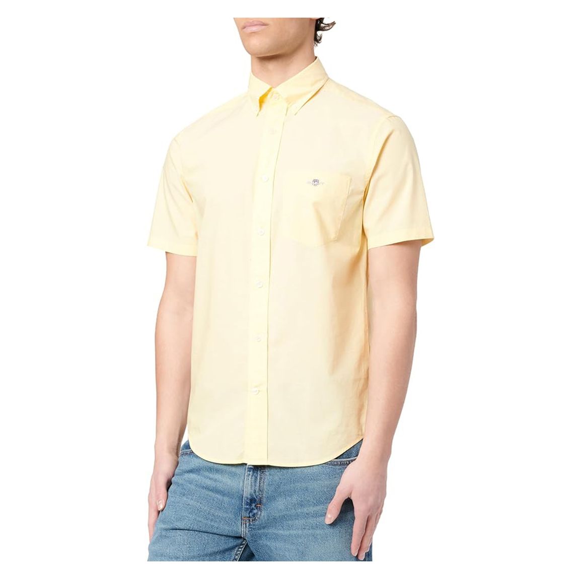 Yellow Oxford Style Polo Shirt main product photo