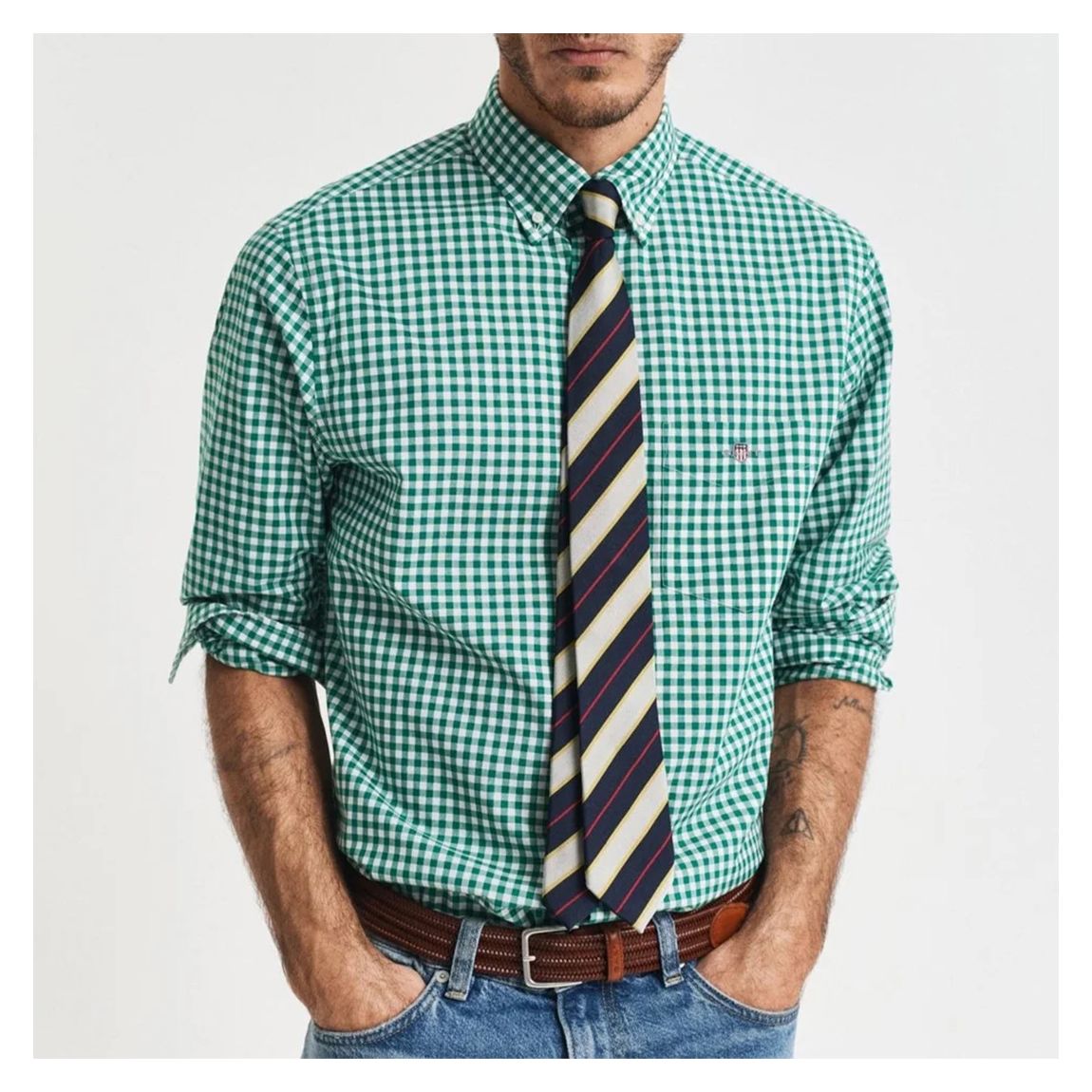 Green Classic Oxford Shirt main product photo