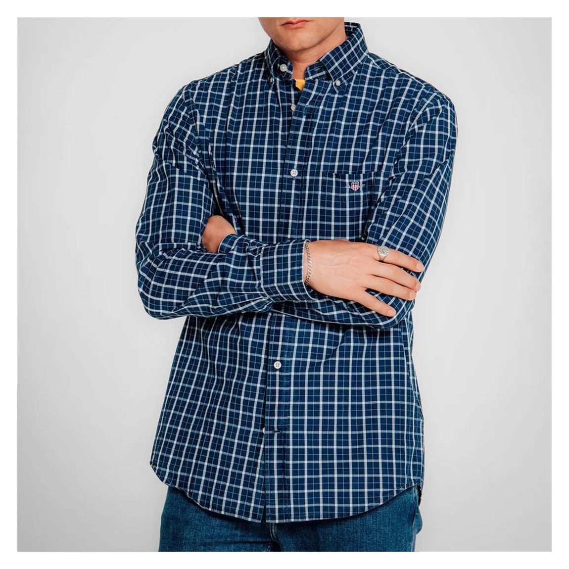 Navy Classic Oxford Shirt main product photo