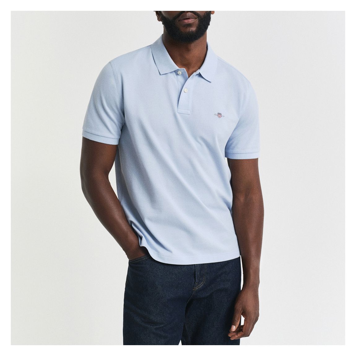 Baby Blue Polo Shirt main product photo